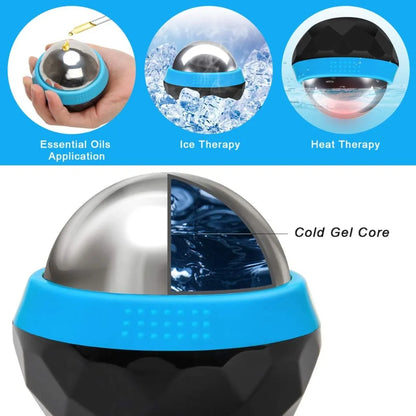DUTRIEUX Hot & Cold Massage Ball Trigger Point Roller for Back Neck Foot Muscle Relief