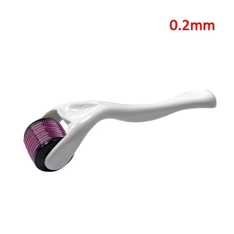 540 Needle Derma Roller 0.2–0.3mm Microneedle Tool for Face, Beard & Body Skin Care