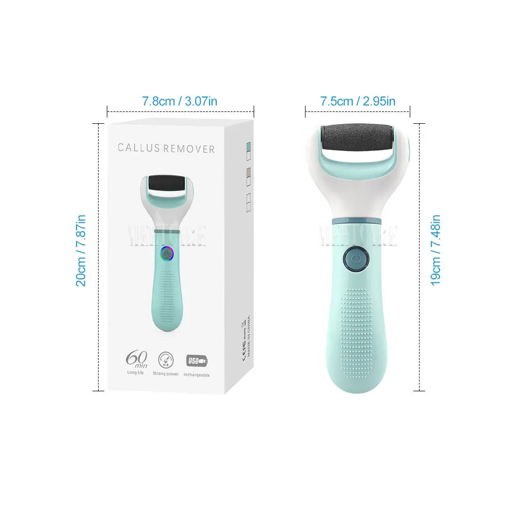 Wireless Electric Foot Grinder – Waterproof Callus Remover & Pedicure Tool for Dead, Hard, and Cracked Skin