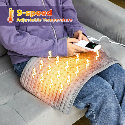 Washable Electric Heating Blanket – Thermal Warmer for Feet, Hands, and Abdomen – Heated Pad Mat for Bed & Sofa (58x29cm)