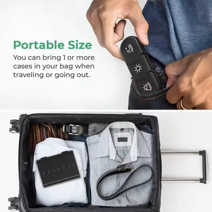Weekly Pill Organizer Box – 7 Day Portable Travel Medicine Case with 14 Compartments for Pills, Vitamins & Supplements
