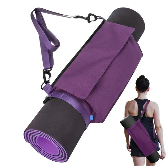 Portable Yoga Mat Carry Bag with Adjustable Shoulder Strap