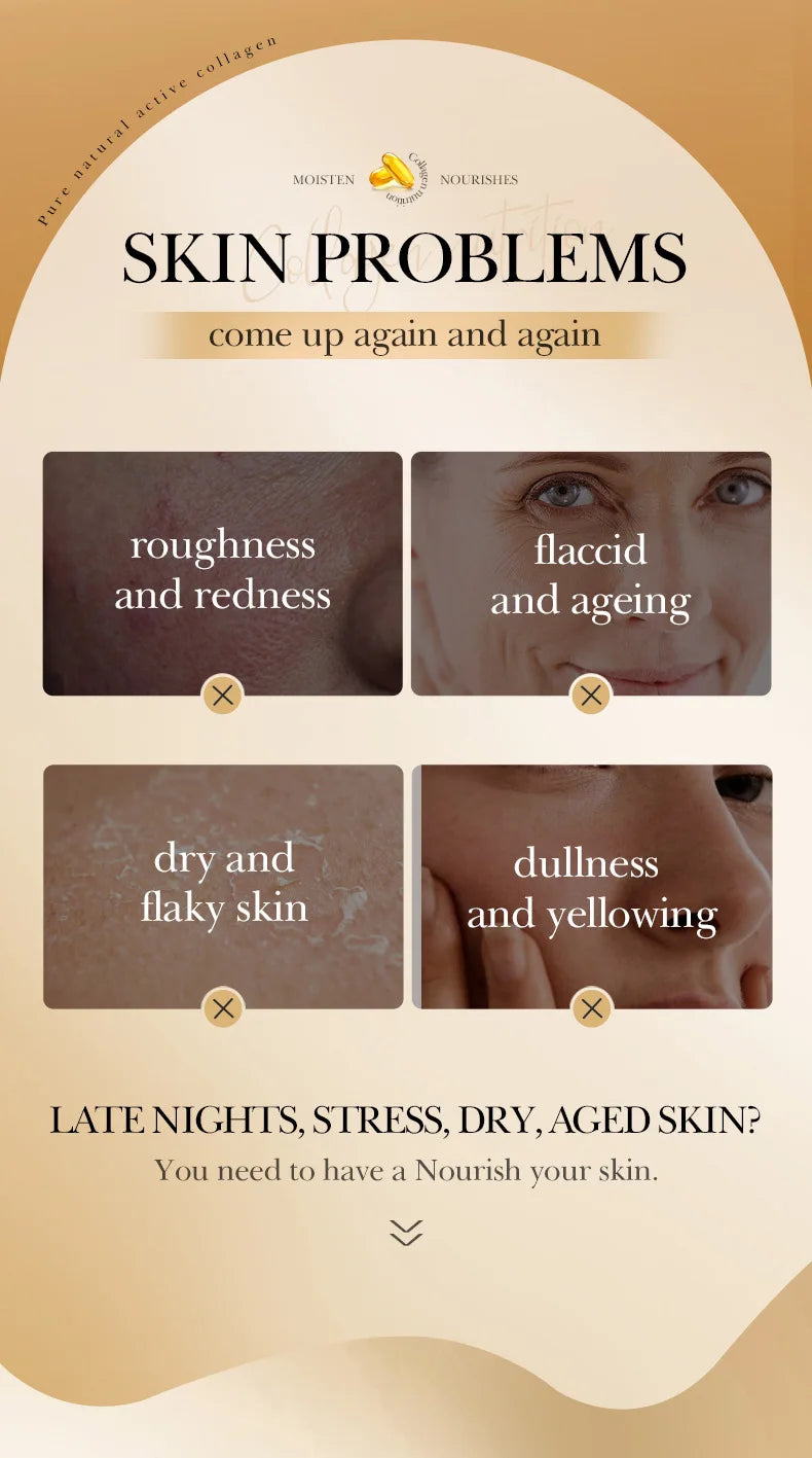 30pcs SADOER Collagen Sleeping Face Masks – Moisturizing, Brightening, Firming & Hydrating Skincare