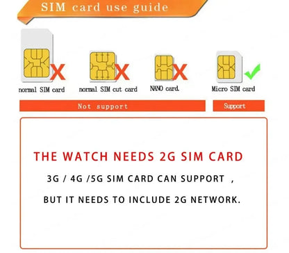 Kids 2G Smart Watch SIM Card SOS Call Camera Voice Chat Touch Screen Q19