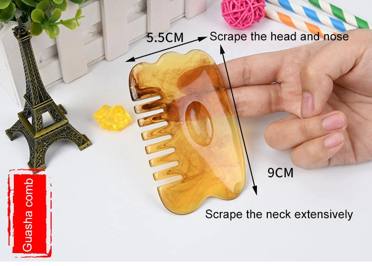 7-Piece Gua Sha Massage Tool Set – Face, Neck & Body Scraping Boards for Skin Care & Relaxation