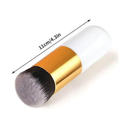 Mushroom Foundation Brush – Large & Small Makeup Brush Set | Soft Synthetic Bristles | For Foundation, BB Cream & Liquid Makeup