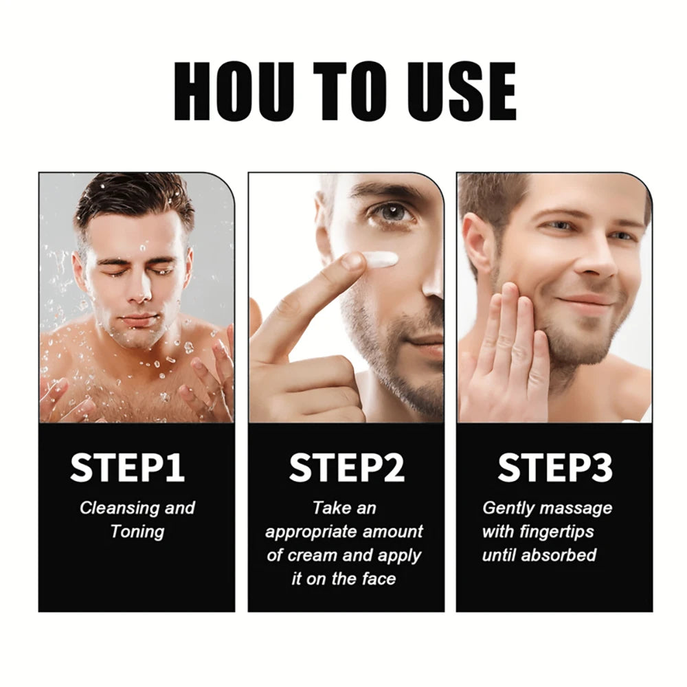 Men’s Retinol Face Moisturizer – Anti-Wrinkle, Anti-Aging, Pore Minimizing, Whitening & Smoothing Cream