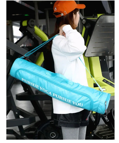 Yoga Mat Carrying Bag with Zipper Pockets – Large Capacity Fitness Gym Knapsack, Waterproof Sports Yoga Mat Holder (Women)