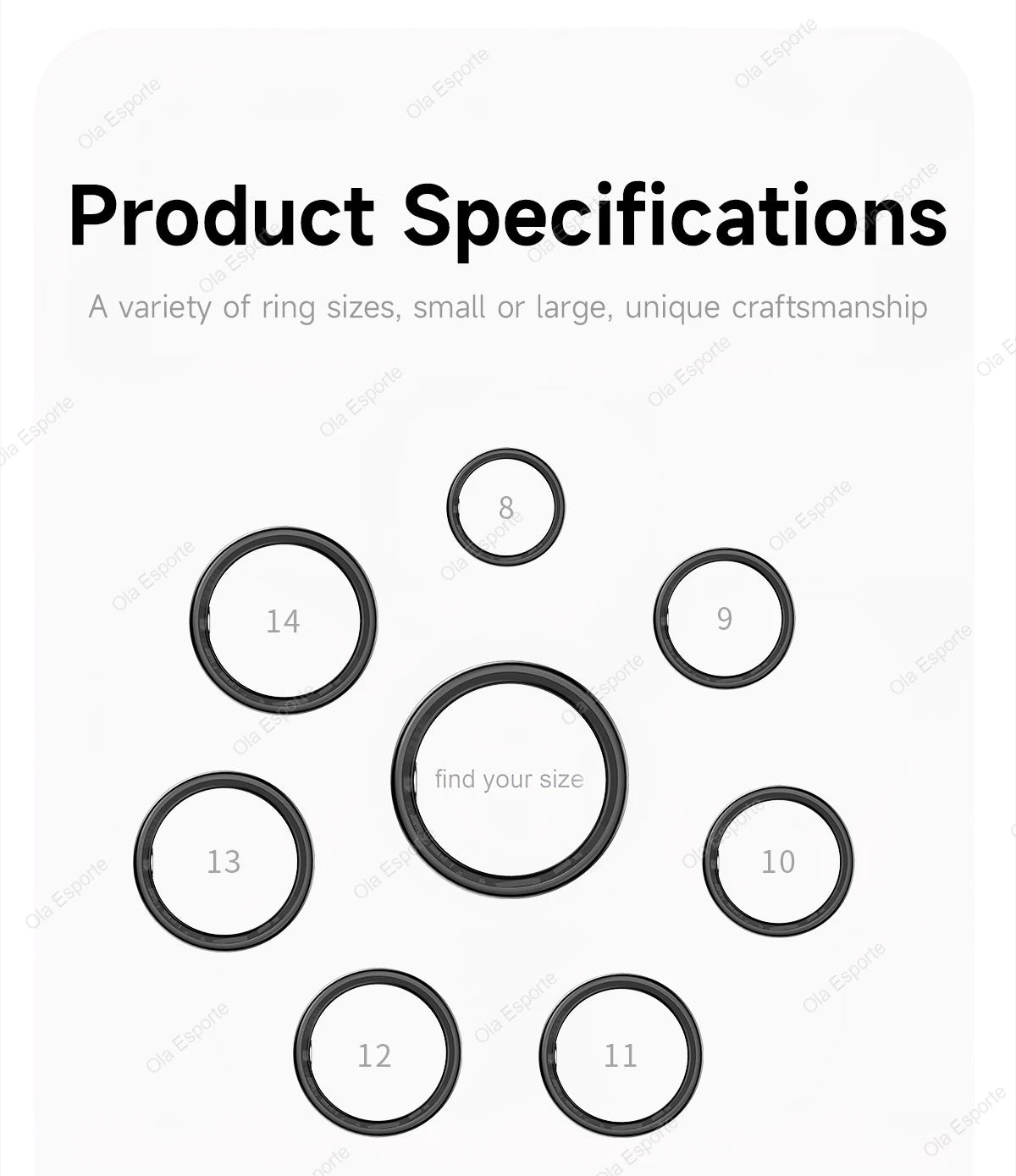 Smart Ring with Touch Display Heart Rate Sleep Tracker IP68 Waterproof Android iOS