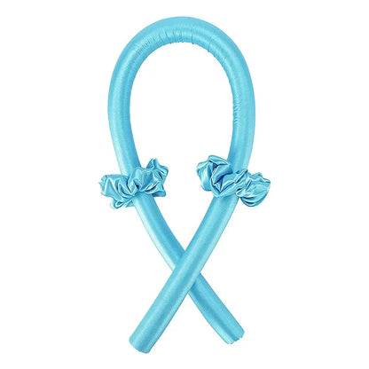 Heatless Curling Rod Headband – Soft Foam Hair Curlers for Sleeping, No-Heat Silk Curl Ribbon for Natural Waves & Curls