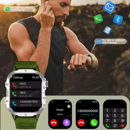 Men’s & Women’s Smart Watch – Fitness Tracker with Heart Rate, Sleep Monitor, Waterproof & Bluetooth Calls for iOS & Android