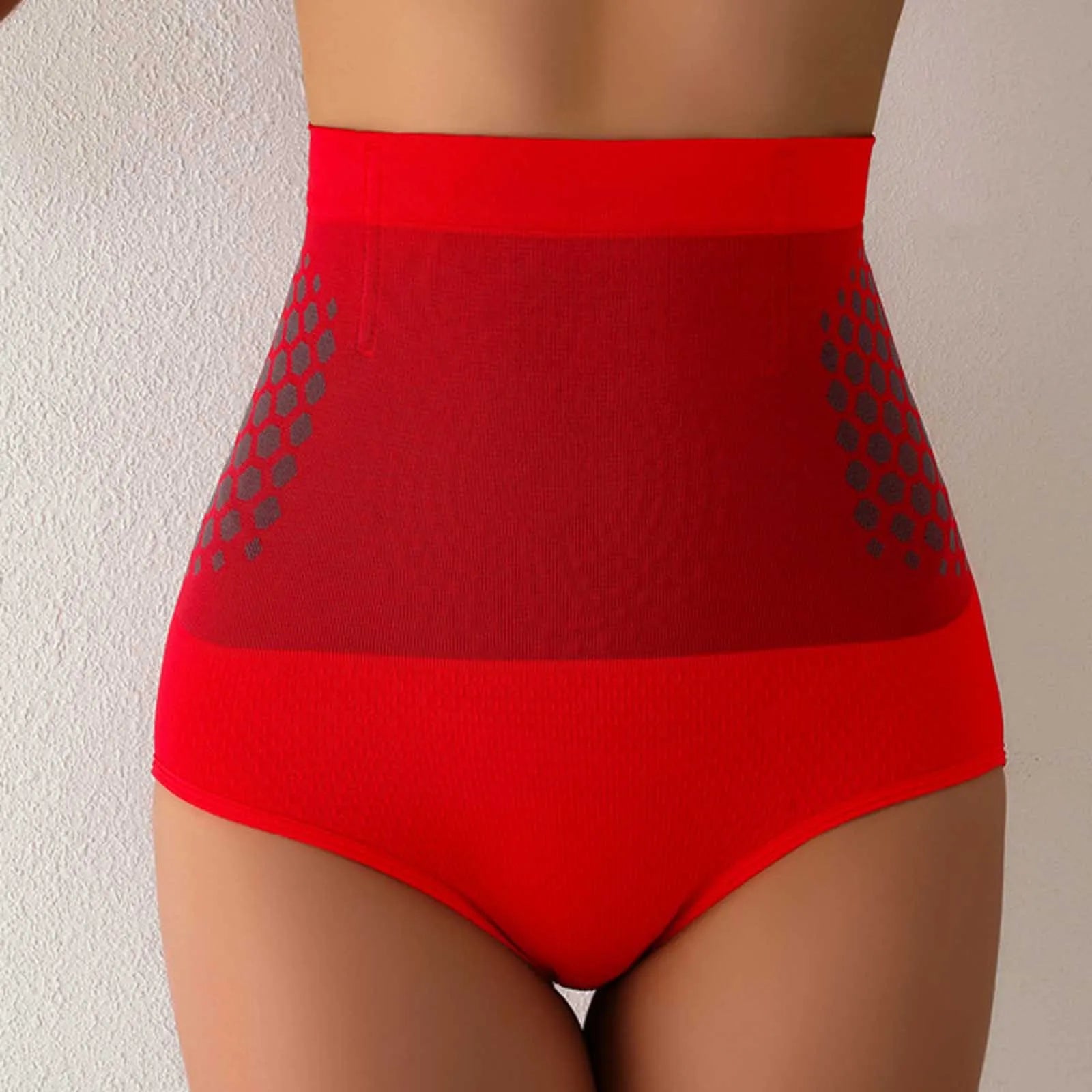Women's High Waist Shapewear Briefs Seamless Tummy Control Underwear Body Shaper