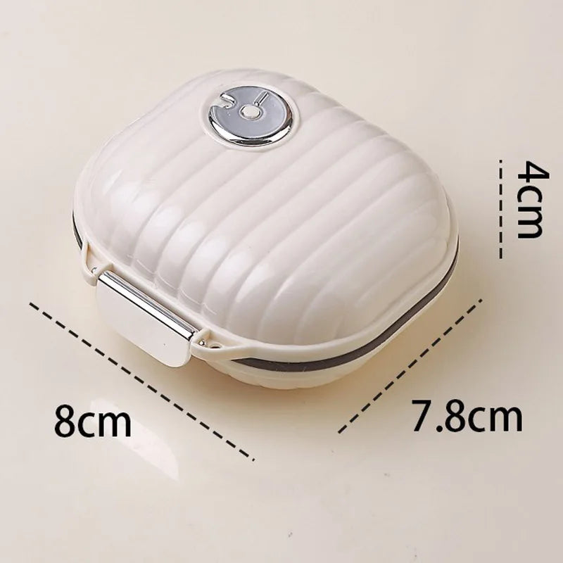 Portable 7 Day Pill Organizer Waterproof Travel Medicine Storage Case Sealed Box