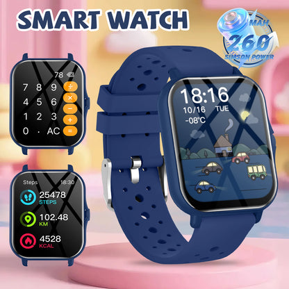 Smart Watch 1.83" HD Bluetooth Call Fitness Tracker for Android iPhone