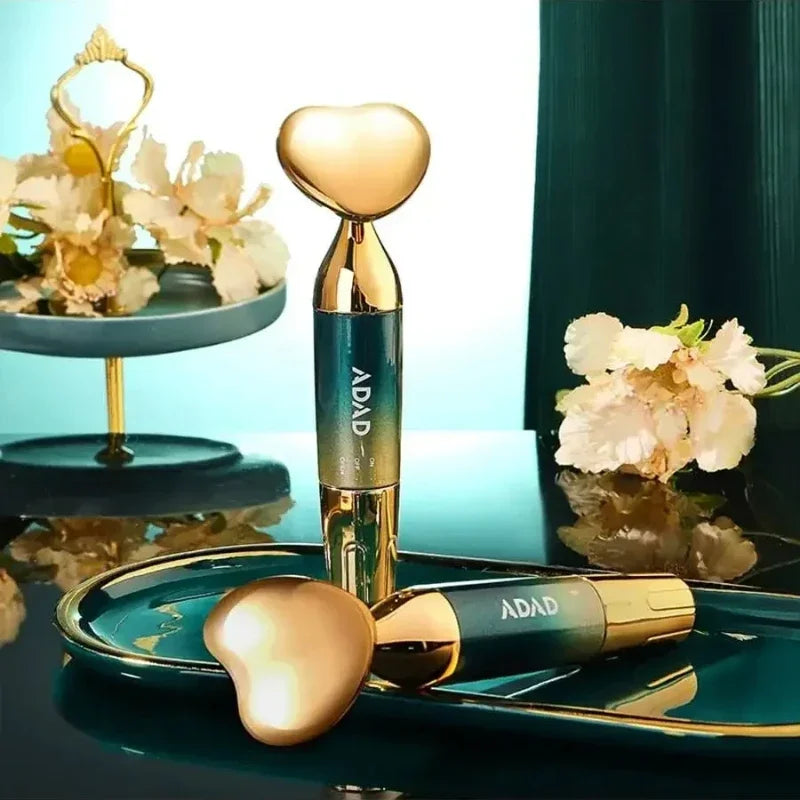 Facial Massage Device – Anti-Wrinkle Beauty Instrument for Skin Tightening, Lifting & Essence Absorption