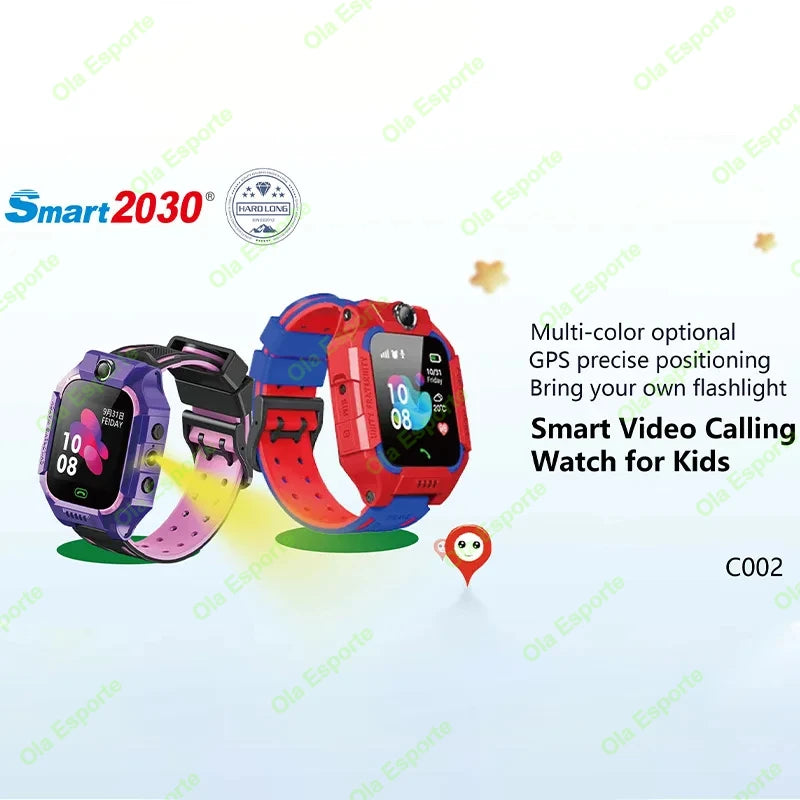 Kids 2G Smart Watch GPS SOS Calling SIM Card Touch Screen for Android iPhone
