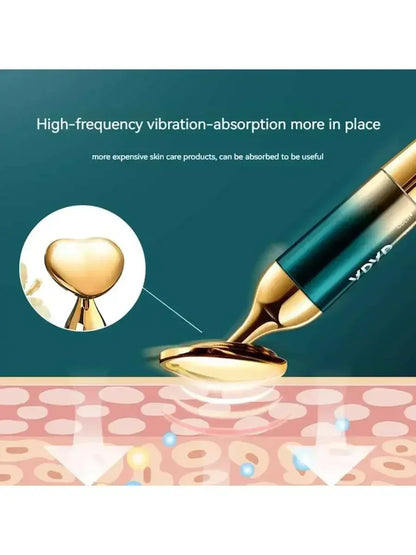 Facial Massage Device – Anti-Wrinkle Beauty Instrument for Skin Tightening, Lifting & Essence Absorption