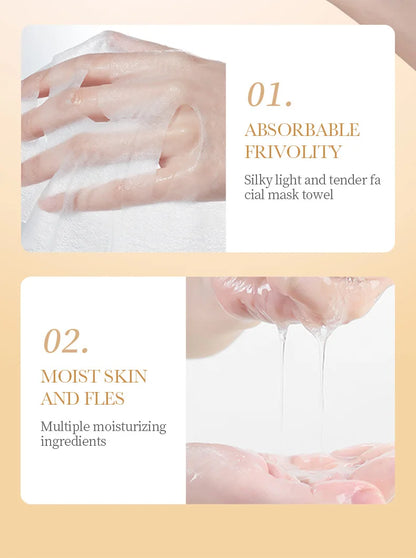 20pcs Hyaluronic Acid & Collagen Face Masks – Moisturizing, Firming, Hydrating Korean Skincare Sheet Masks