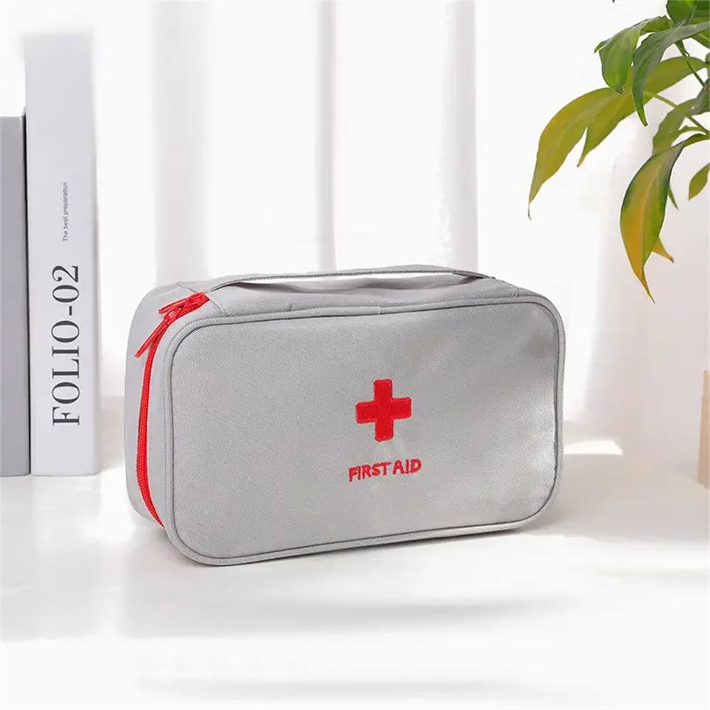 Portable First Aid Kit Bag Emergency Medical Storage Organizer Travel Survival Pouch