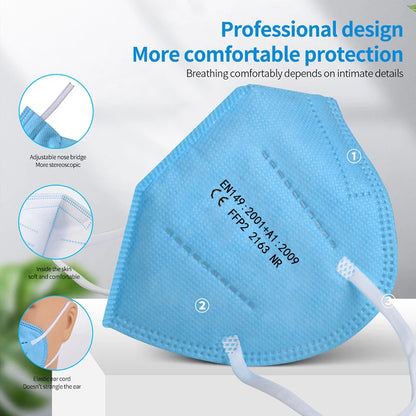 Kids KN95 Face Masks 10-100 Pack Disposable Protective Non-Woven Masks