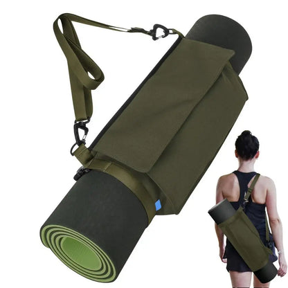 Portable Yoga Mat Carry Bag with Adjustable Shoulder Strap
