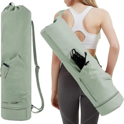 Yoga Mat Backpack – Large Capacity Waterproof Sports Bag with Adjustable Straps, Breathable Gym Yoga Carrier (Unisex)