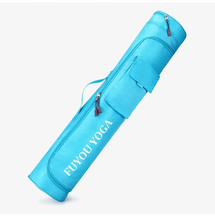 Yoga Mat Carrying Bag with Zipper Pockets – Large Capacity Fitness Gym Knapsack, Waterproof Sports Yoga Mat Holder (Women)