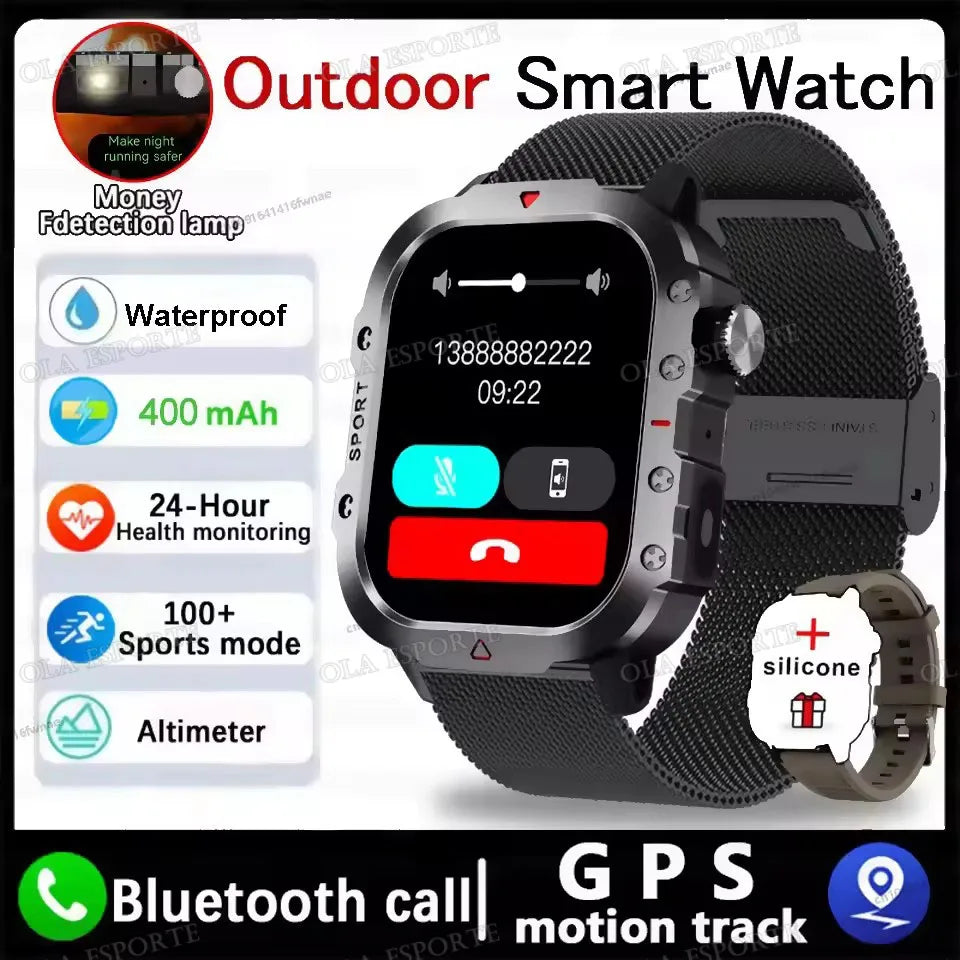 Men’s & Women’s Smart Watch – Fitness Tracker with Heart Rate, Sleep Monitor, Waterproof & Bluetooth Calls for iOS & Android