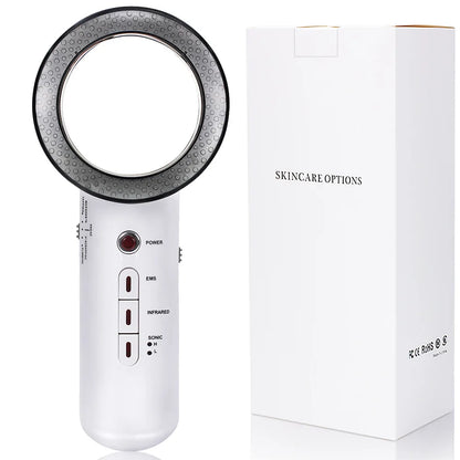 RF & EMS Beauty Massager with LED Light – Skin Firming, Toning & Self-Care Device