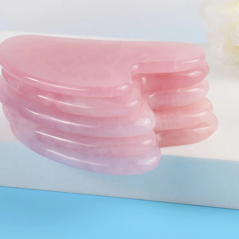 Natural Jade Gua Sha Facial Massage Tool – Face & Neck Beauty Scraping Stone, Manual Skin Care Tool