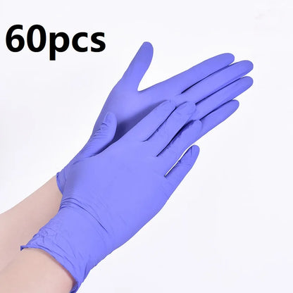 Multi-Color Nitrile Disposable Gloves – Latex-Free, Waterproof, Durable Household Cleaning Gloves (XS/S/M/L Sizes Available)