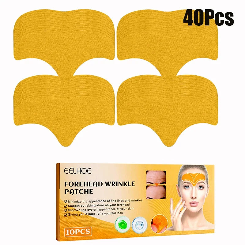 10-100pcs Forehead Wrinkle Patches – Anti-Wrinkle Gel Patches for Forehead Line Removal & Skin Care