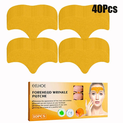 10-100pcs Forehead Wrinkle Patches – Anti-Wrinkle Gel Patches for Forehead Line Removal & Skin Care