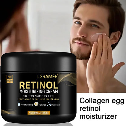 Men’s Retinol Face Moisturizer – Anti-Wrinkle, Anti-Aging, Pore Minimizing, Whitening & Smoothing Cream