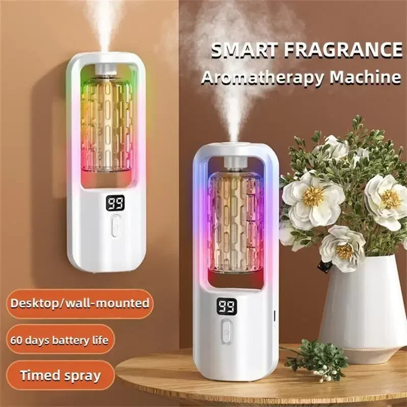 5-Gear Wall-Mounted Aroma Diffuser – Essential Oil Humidifier & Air Freshener for Bedroom, Bathroom, or Office