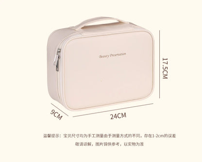 New Women’s Luxury Makeup Bag – Large-Capacity Portable Cosmetic & Toiletry Travel Organizer