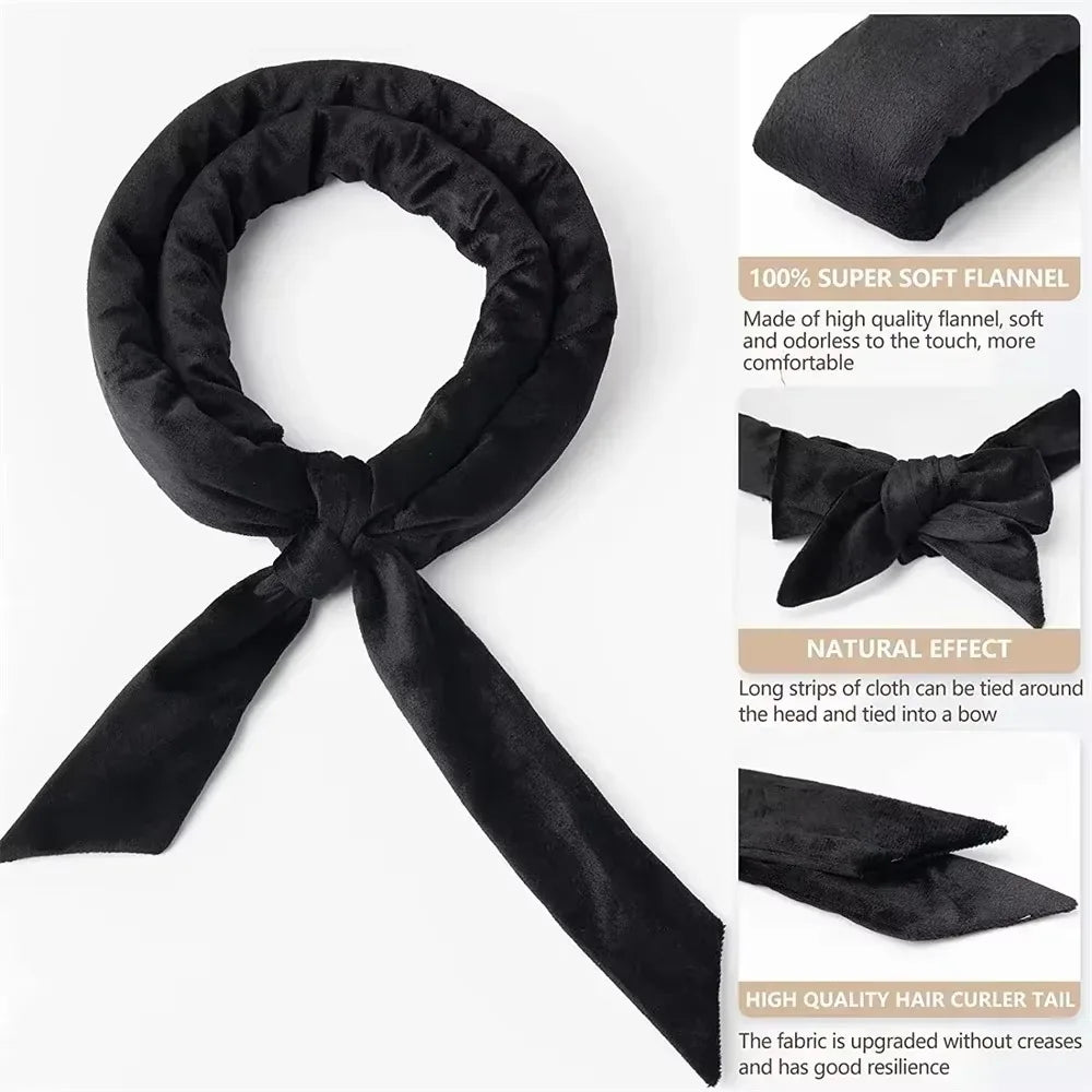 Heatless Curling Rod Headband – Soft Foam Hair Curlers for Sleeping, No-Heat Overnight Curls Hair Styling Tool