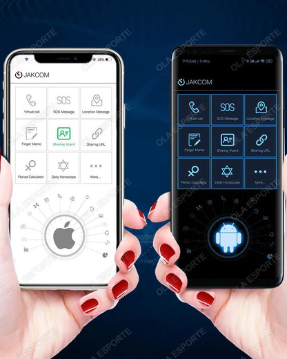 NFC Smart Nail Chip Tag for Android iPhone Virtual Call SOS Contact Waterproof