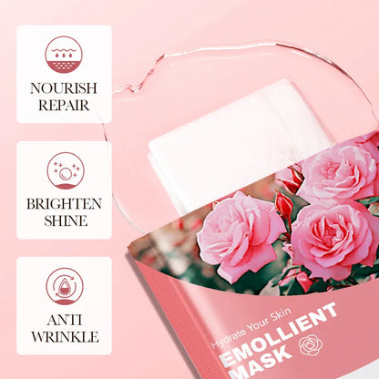 10 Pcs Fruit Facial Masks – Moisturizing, Brightening & Firming Korean Skincare Sheet Masks for Hydrating Face Care