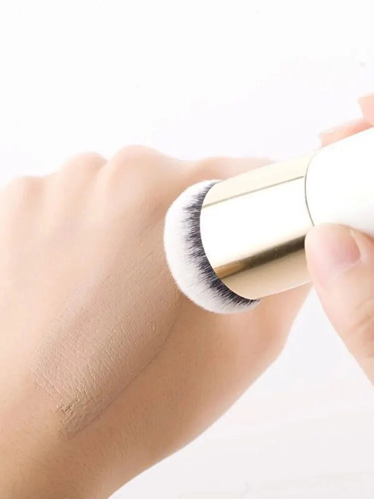 Mushroom Foundation Brush – Large & Small Makeup Brush Set | Soft Synthetic Bristles | For Foundation, BB Cream & Liquid Makeup