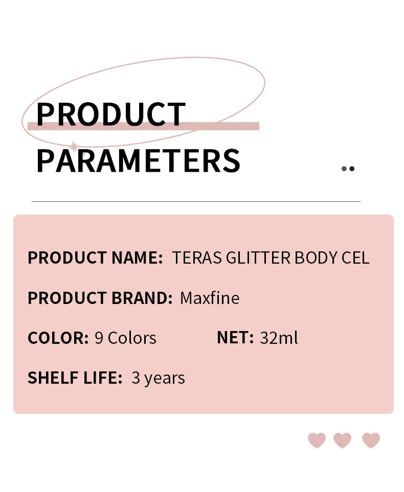 Body Glitter Gel with Sequins – Long-Lasting Face, Eyes & Hair Makeup for Festivals, Parties & Mermaid Looks