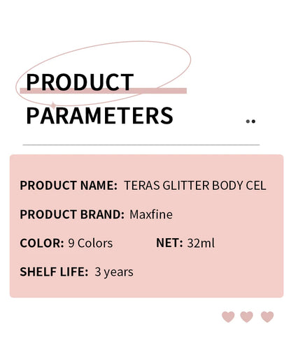 Body Glitter Gel with Sequins – Long-Lasting Face, Eyes & Hair Makeup for Festivals, Parties & Mermaid Looks