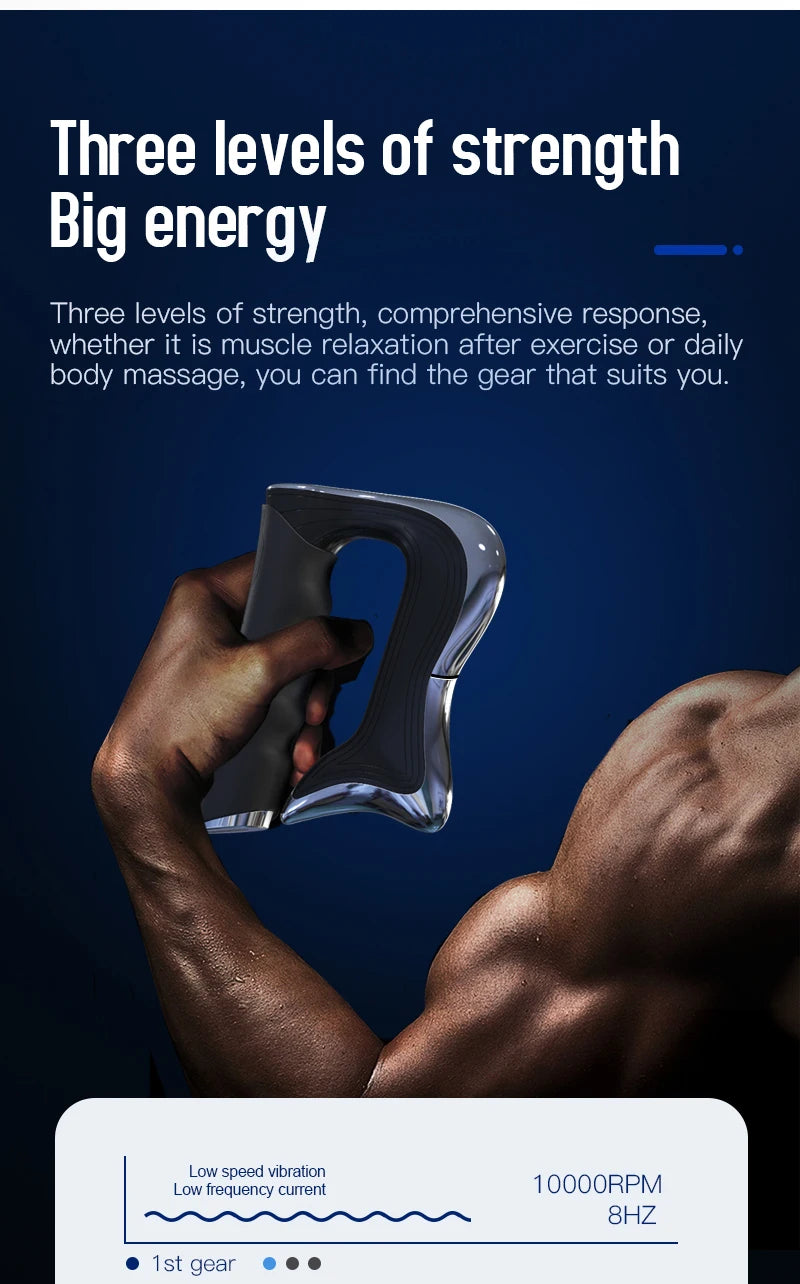 Electric Vibration Fascia Massage Blade – Handheld Muscle Relaxation & Body Massage Tool