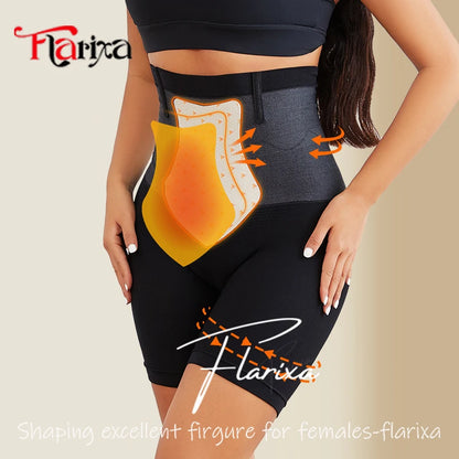 Women’s Thermal Shapewear Shorts High Waist Seamless Tummy Control Body Shaper Underwear