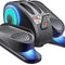 Under Desk Elliptical - Portable Leg Exerciser for Seniors, Compact Seated Elliptical with Remote Control, LCD Display Electric