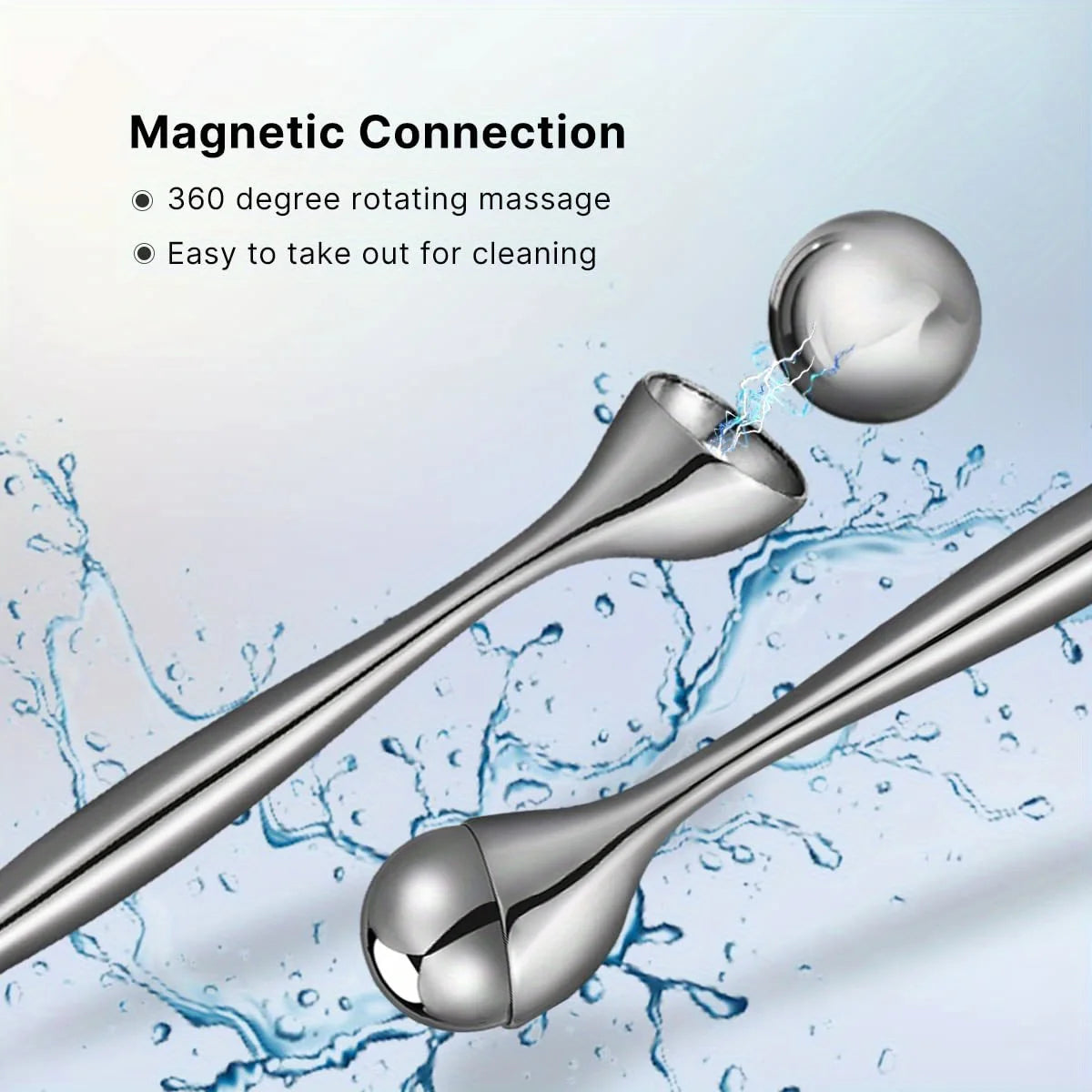 Stainless Steel Face Roller Eye Massager Tool Facial Massage Roller Skincare Tool
