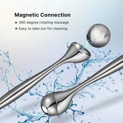Stainless Steel Face Roller Eye Massager Tool Facial Massage Roller Skincare Tool
