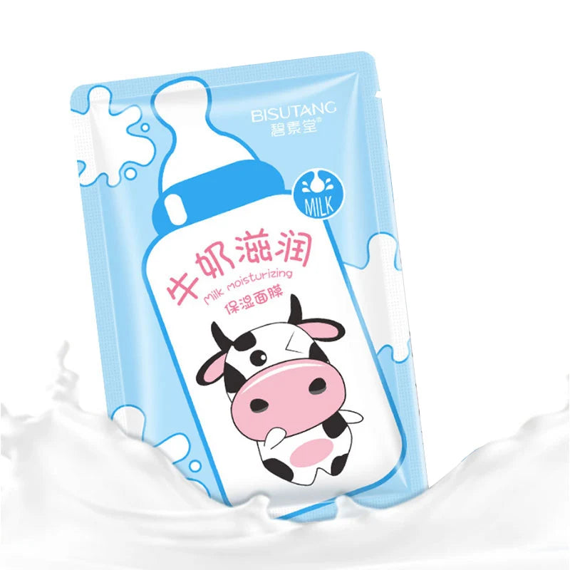 Natural Fruit Facial Sheet Masks – Hydrating, Oil-Control, Moisturizing Skincare with Blueberry, Cucumber, Pomegranate & Aloe