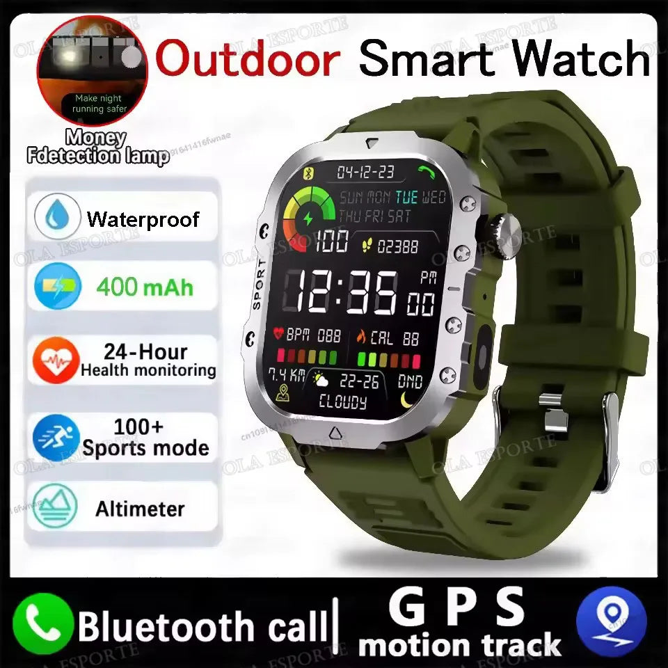Men’s & Women’s Smart Watch – Fitness Tracker with Heart Rate, Sleep Monitor, Waterproof & Bluetooth Calls for iOS & Android