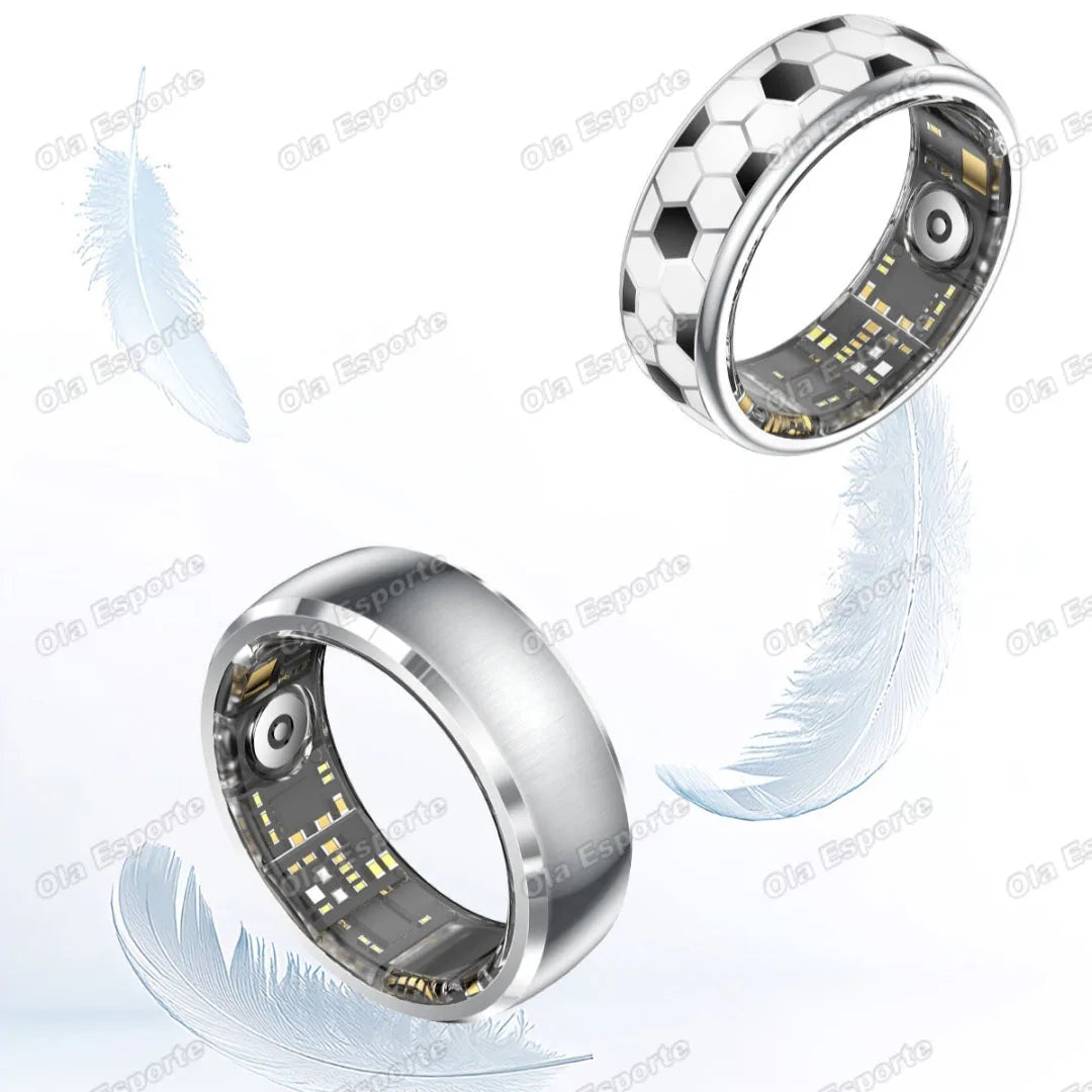 Smart Ring Fitness Tracker Call Alerts Sleep Monitor IP68 Waterproof Ring